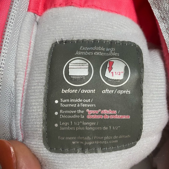 JUPA bib snow pants kids girls size 3T pink - Picture 8 of 16